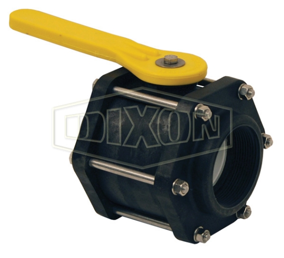poly bolted ball valve_6-bolt design