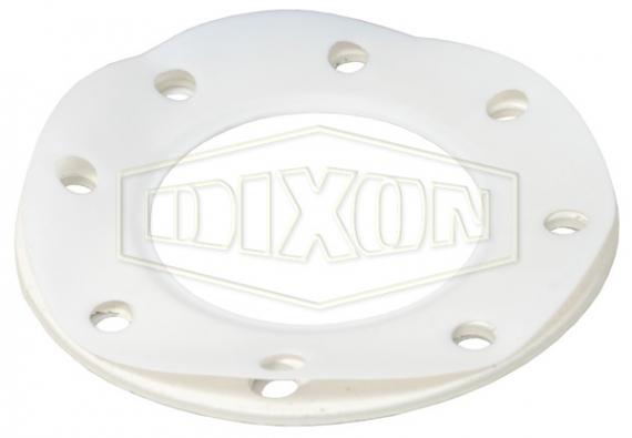 Round tank truck flange gaskets ttma ptfe envelope with klinger filler